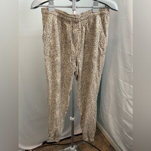 Thread & supply leopard print joggers‎ size large